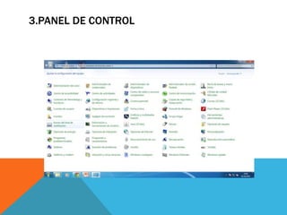 3.PANEL DE CONTROL 
 