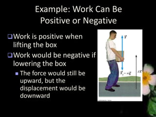 work energy theorem and kinetic energy | PPTX