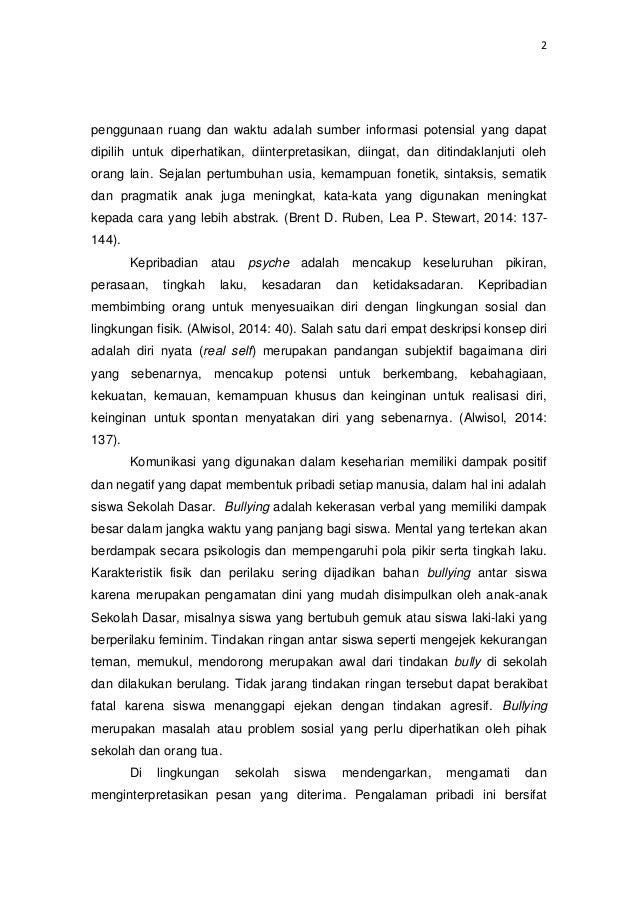 Karya Ilmiah Ilmu Komunikasi