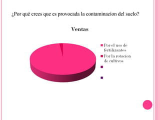 ¿Por qué crees que es provocada la contaminacion del suelo? 