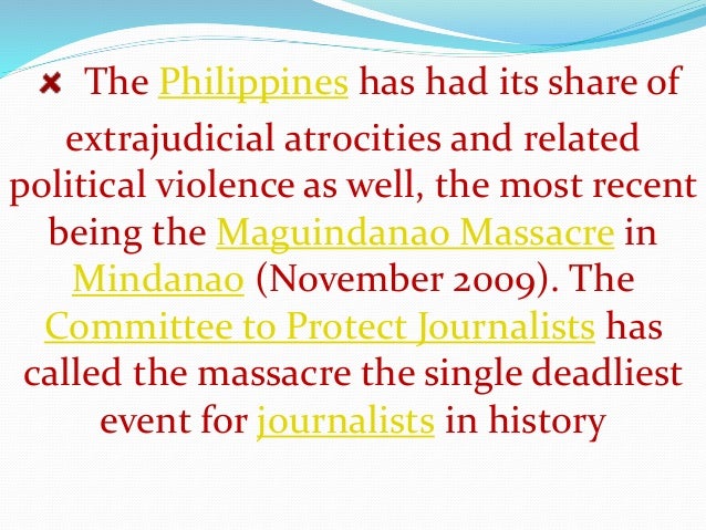 Extra judicial killing solutions image