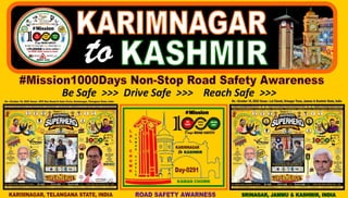 Karimnagar To Kashmir Road Safety Awareness - 2022