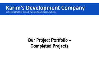 Karims Development Company | PPTX