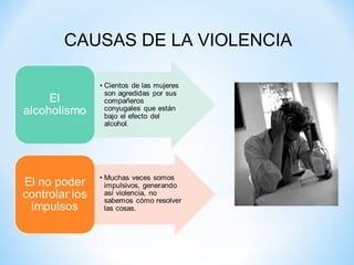 CAUSAS DE LA VIOLENCIA
 