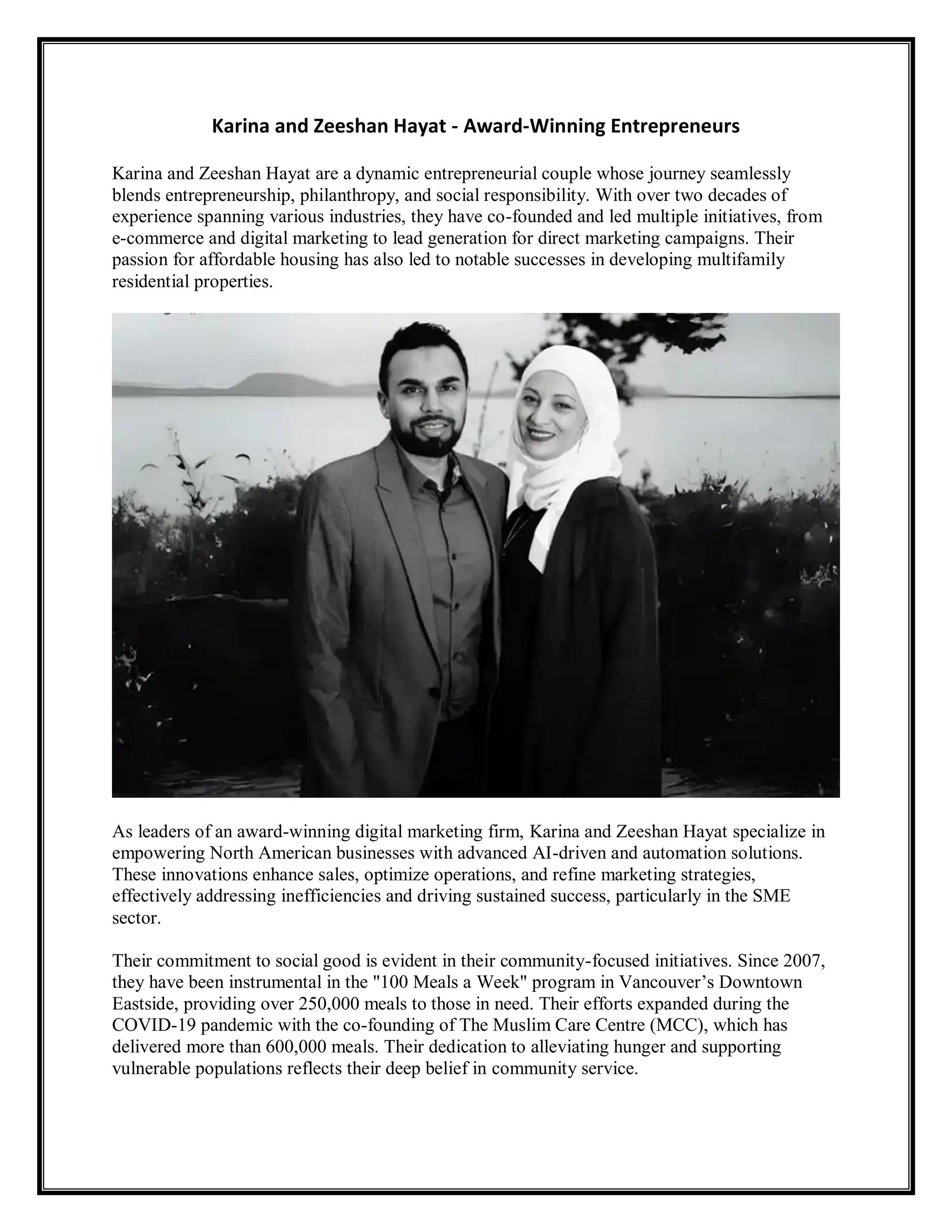 Karina and Zeeshan Hayat - Award-Winning Entrepreneurs.pdf