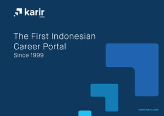 Karir.com Company Profile 2015 English