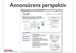 Annonsörens perspektiv
 