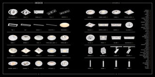 INDEX
02 03
	
ADRINA 54
FELICE 49
DOPPIO LENTE 44
DIMORA LENTE 32
LUNA 24
MURO 16
TRE 10
DOLCEMENTE 04 SOLO 05 GEMELLO 06 FILA 07 GRUPPO 08
SEI 11 DODICI 12 DICIOTTO 13 PROFONDO 14
BORDO 18 CIRA 20 POPOLARE 23
EMOZIONE 26 VIVACE 27
MINIMO 39
SPLENDORE 30 FASTO 31
POPOLARE LENTE 22
DIMORA 33 PICCOLO 35PICCOLO LENTE 34 MINIMO LENTE 38
CORSA 41CORSA LENTE 40 PIAZZA LENTE 42
PIAZZA 43 DOPPIO 45 ALLEGRO 48
FORTE 50 VALORE 51 GRANDEZZA 52
QUATTRO 55 LUSSO 56 TESORO 57
PERLA 60 MARE 61 ARIA 62 SOLE 63
	
	 ADRINA	 54
	 ALLEGRO	 48
	 ARIA	62
	 BORDO	18
	 CIRA	 20
	 CORSA	41
	 CORSA LENTE	40
	 DICIOTTO	13
	 DIMORA	33
	 DIMORA LENTE	32
	 DODICI	12
	 DOLCEMENTE	04
	 DOPPIO	45
	 DOPPIO LENTE	44
	 EMOZIONE	26
	 FASTO	31
	 FELICE	49
	 FILA	07
	 FORTE	50
	 GEMELLO	06
	 GRANDEZZA	52
	 GRUPPO	08
	 LUNA	24
	 LUSSO	56
	 MARE	61
	 MINIMO	39
	 MINIMO LENTE	38
	 MURO	16
	 PERLA	60
	 PIAZZA 	43
	 PIAZZA LENTE	42
	PICCOLO	35
	 PICCOLO LENTE	 34
	POPOLARE	23
	 POPOLARE LENTE	 22
	PROFONDO	14
	QUATTRO	55
	SEI	11
	SOLE	63
	SOLO	05
	SPLENDORE	30
	TESORO	57
	TRE	10
	VALORE	51
	VIVACE	27
 