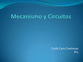 Mecanismo y Circuitos Carla Caro Contreras8ºa 