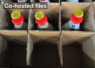 Co-hosted ﬁles




           Think Mobile First, Then Enhance - Karl Dubost - http://my.opera.com/karlcow
 