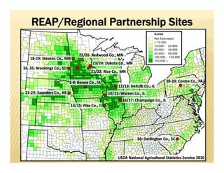 REAP/Regional Partnership Sites
 
