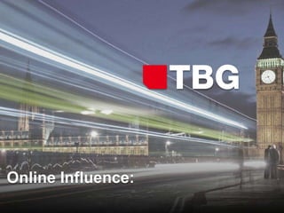 Online Influence:
               © 2012 TBG Digital
 