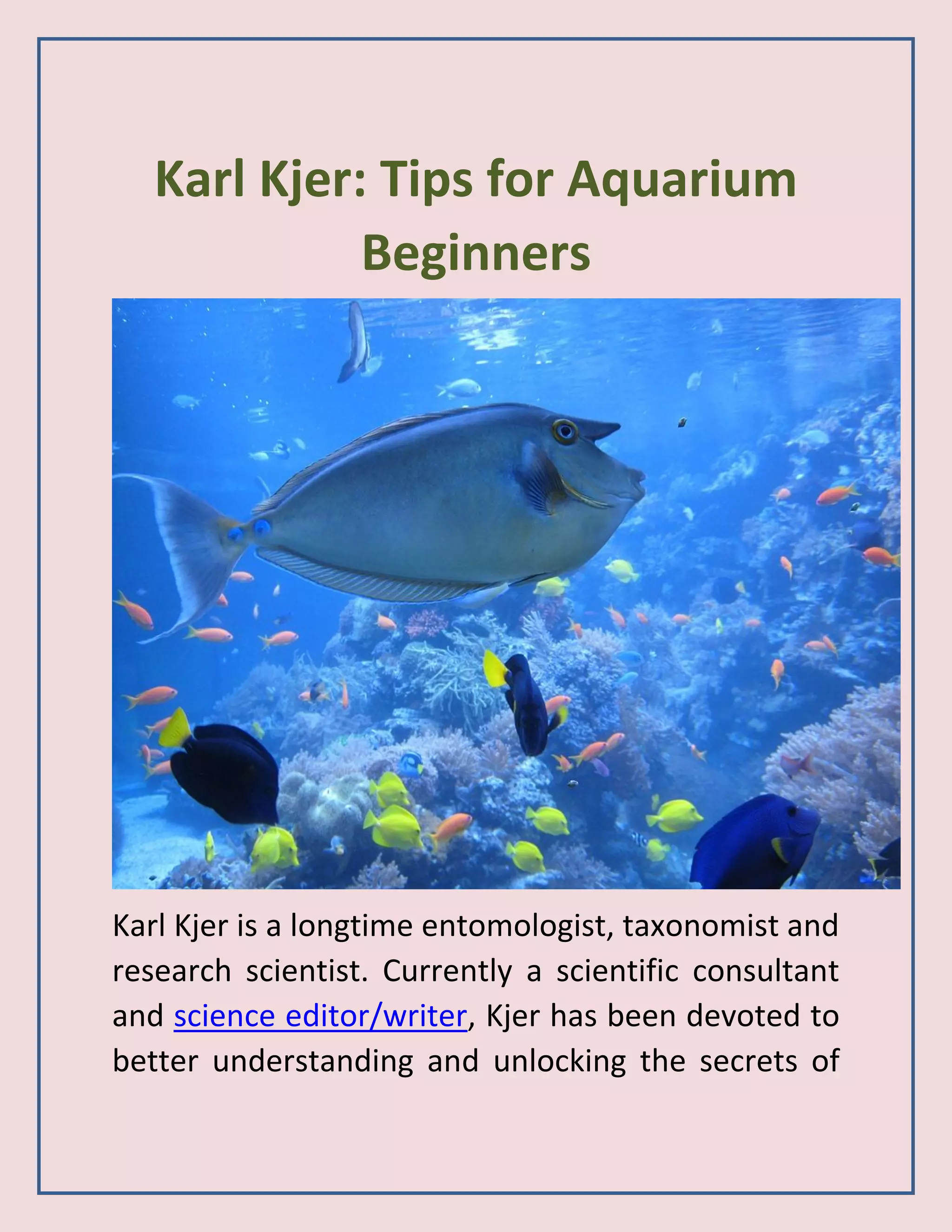 Karl Kjer Tips For Aquarium Beginners PDF karl-kjer-tips-for-aquarium-beginners-pdf