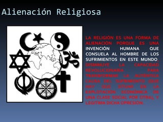 Alienación en Karl Marx