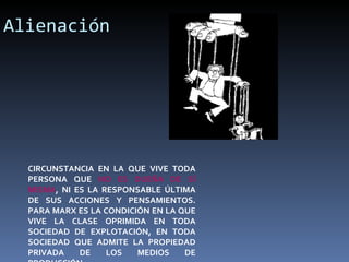 Alienación en Karl Marx