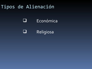 Alienación en Karl Marx