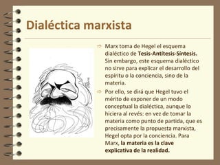 Esta alienación se da precisamente en el trabajo: aquello que debería realizar al hombre es precisamente lo que le termina cosificando, lo que le esclaviza, lo que le convierte en algo inhumano, por tanto en algo distinto de lo que el hombre es. Se trata, pues, de un trabajo enajenado.Dimensiones de la AlienaciónRespecto a la naturaleza: ésta deja de ser un patrimonio común sobre el que cualquier ser humano puede disponer para trabajar.