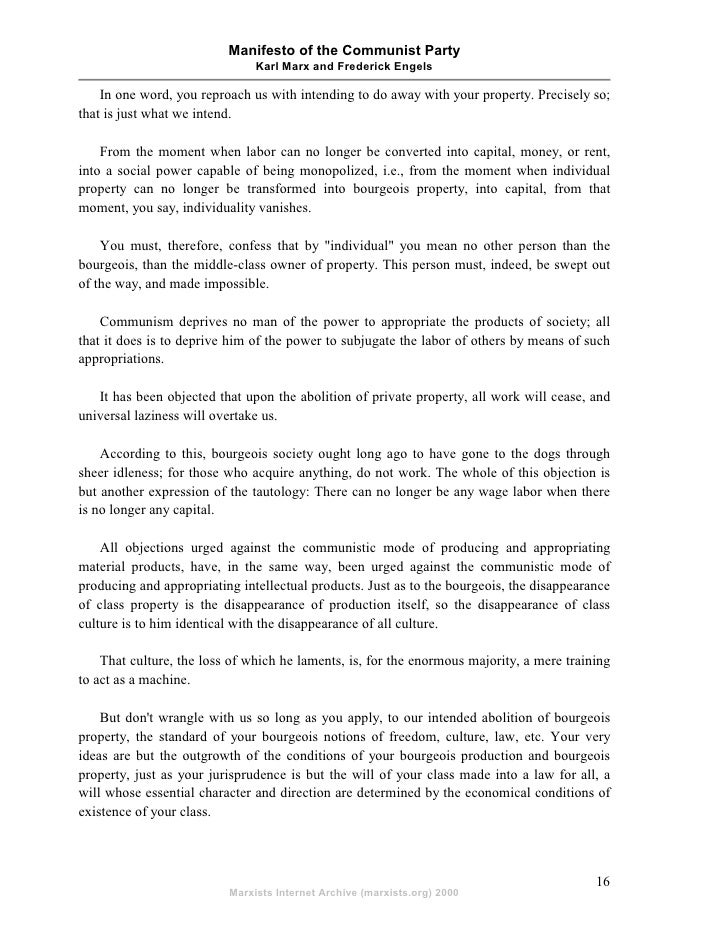 an analysis of the bourgeois society in the communist manifesto by karl marx and frederick engels The communist manifesto de karl marx frederick engels sur abebooksfr modern bourgeois society with its relations of karl marx, frederick engels, leon trotsky. an analysis of the bourgeois society in the communist manifesto by karl marx and frederick engels The communist manifesto de karl marx frederick engels sur abebooksfr modern bourgeois society with its relations of karl marx, frederick engels, leon trotsky.