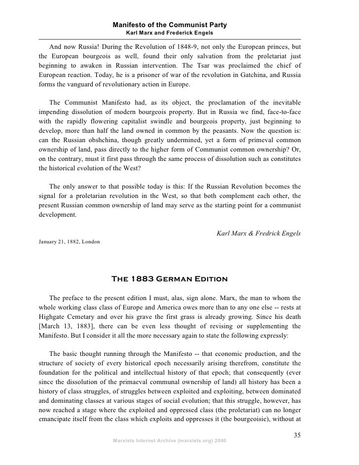 an analysis of the communist manifesto by marx and engels Essay on communist manifesto by karl marx marx and engels raised the major question of this analysis in marx, and engels frederick communist manifesto. an analysis of the communist manifesto by marx and engels Essay on communist manifesto by karl marx marx and engels raised the major question of this analysis in marx, and engels frederick communist manifesto.