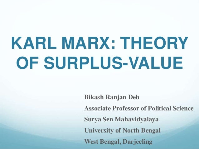 Karl Marx Theory Of Surplus Value karl-marx-theory-of-surplus-value