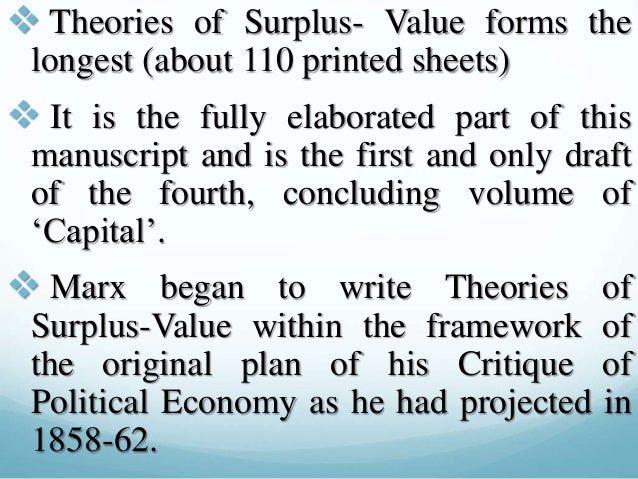 Karl Marx Theory Of Surplus Value karl-marx-theory-of-surplus-value