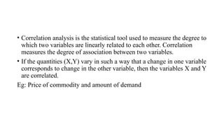 Comprehensive Guide to Correlation Analysis and Its Applications | PPTX