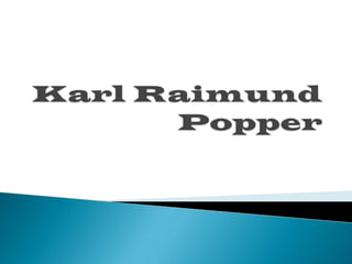 Karl Raimund Popper 