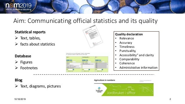 Ethos Patos And Logos For Building Trust In Official Statistics Ann