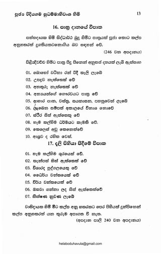 13
aclt))~:>ots:l 63@ S<:wo~d @fJ 63@D a:>~ocl go::> ®ts:loO ts:lC'a
~~~%5l6cl f;ro£3CJ:!Sl0®Z)JG3CJ @e:l o~~Z)' ®eJ.
01. ®&:>®~1' t>ClZ):J 6Z)' 5~ t))I<3 G<.®Q)
02. ea~e:> Z)<.cl®t))cl ®!l
03. ~Z).!SJ6<. Z)<.cl®%5ld eel
04. ~Z):J5C5Z)'®cn ®ro'06e:lCJD OJ~ ®eJ
05. epco:>6 aoZ), e:>d~. Oe5Z)JOZ), a~g®e:>Z)' G<.®Q)
06. <k®@Z) o®acl ~ts:l:>G®cl e3Z)JG:l ®Z)J®eJ
07. clB6 Scl ~<.cl®t5ltl;! ®!l
os. co<.® ts:lc'63® w~®oa ts:l<.®§ ®!l.
09. ®:!Sl®Gd' ~fl ®:!Sl®Z)cl®~
10. ~J~D ~ 6$t)) ee:>cl.
17. ~8 8$QJ 8~6'® ~OJZS)
01. ~1® ts:lG63® csg6eocl ®~.
02. t))<.Z)'acl Scl ~vs)et))cl eel
03. e3G:lo6~ g~roG®Cltl;! eD
04. ®ewb'o DZ)'%5le~cl ®D
05. ~b'Cl e)zlt))®~cl ®~
06. ~oDo roZ)'Z):J c~ Scl ~<.zsl®t))cle!l
07. £3clll!3~ ~D~ C<.®~
D:>S~:>o:!Sl 63@ /!la ts:lGa ~~ ~OOl:5:lD ea6 863CJd ~Z)'8eZ)Z)'
l:5:lCO ~~com6cl CJZ) .!5J61® ~OJ())t)) ~ Z)(.m.
(~a~JZ) aoe! 240 e)Z) ~a~JZ)~)
helaboduhavula@gmail.com
 