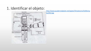 1. Identificar el objeto: http://www.quadernsdigitals.net/egipto/Templos/Los%20temp
los/012.jpg
 