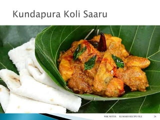 KUMARS RECIPE FILENSK NOTES 24
 