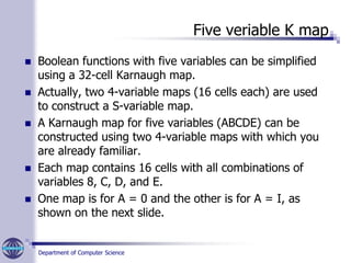 Karnaugh Map.pdf karnaugh-maps-simplification of logics gates for engineering math | PDF