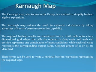 Karnaugh map | PPT