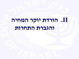 .II‫המחיה‬ ‫יוקר‬ ‫הורדת‬
‫התחרות‬ ‫והגברת‬
 