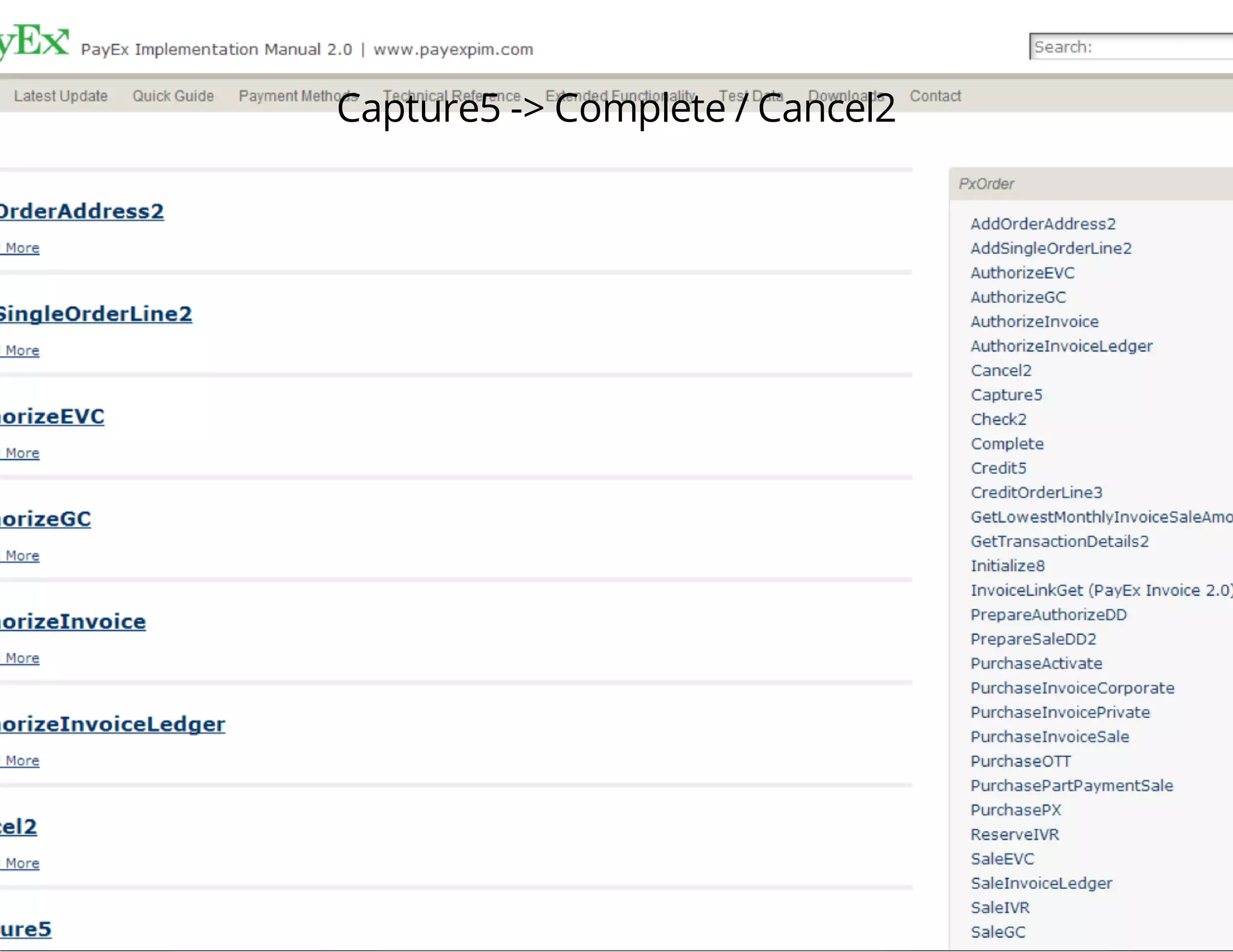 Capture5 -> Complete / Cancel2
 