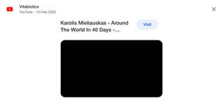 Karolis Mieliauskas - Around
The World In 40 Days -…
Powered By ...
Visit
Vitabiotics
YouTube · 13-Feb-2020
 
