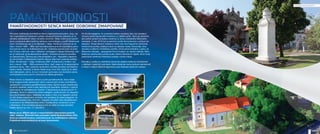 PAMÄTIHODNOSTI SENCA MÁME ODBORNE ZMAPOVANÉ 
Pôvodná meštianska architektúra Senca reprezentovaná jedno, dvoj, naj-viac 
trojpodlažnými budovami začala ustupovať bytovej výstavbe už na 
začiatku päťdesiatych rokov minulého storočia. Vtedy vznikli prvé bytové 
domy postavené ešte tradičnou tehlovou technológiou, pozdĺž Šafárikovej 
ulice, na Kollárovej ulici a na Námestí 1. Mája. Panelová výstavba sa za-čala 
v rokoch 1968 - 1969, keď boli dokončené prvé štvorpodlažné pane-lové 
bytové domy na Svätoplukovej ulici. Výstavba pokračovala na prelo-me 
70-tych a 80-tych rokov sídliskom Juhozápad a Západ (Salámka), kde 
sa už realizovali aj deväťpodlažné objekty. Súčasne sa stavali paneláky 
na Záhradníckej, Žarnovovej a Novomeského ulici. Najväčším zásahom 
do pôvodného meštianskeho koloritu Senca však bola výstavba sídliska 
Stred. Na Námestí 1. Mája, Kollárovej, SNP, Hurbanovej a Hollého ulici 
boli v rokoch 1986 - 1989 postavené štvor, šesť, osem až trinásťpodlažné 
panelové domy. Táto výstavba nenávratne narušila pôvodnú architektúru 
centra mesta. Odvtedy si Senec hľadá svoju novú tvár, často aj vo vášni-vých 
diskusiách, ale to, čo sa z minulosti zachovalo a je skutočne cenné, 
uchovávame a sme povinní uchovať pre ďalšie generácie. 
Mesto Senec si objednalo odborný audit pamätihodností, ktorý objek-tívne 
zmapoval stav kamenných sôch a kamenných prvkov architektúry 
zapísaných v zozname pamätihodností mesta. Správa auditu obsahovala 
aj návrhy opatrení, ktoré si stav jednotlivých pamiatok vyžadujú v záujme 
zachovania ich pamiatkových hodnôt. V dokumente je spracovaných 41 
pamiatok, ktoré sú delené do piatich kategórií, podľa stupňa ich degradá-cie 
a technického stavu. Našťastie len jeden z nich, a to najstarší centrál-ny 
kríž rímsko-katolíckeho cintorína, bol zaradený do piatej kategórie, čo 
znamená havarijný stav. Kríž bol v auguste minulého roka deinštalovaný 
a prevezený do reštaurátorskej dielne Vysokej školy výtvarných umení 
v Bratislave. Znovuzrodený barokový kríž sa vrátil na svoje pôvodné 
miesto takmer po roku, 17. júla 2014. 
Mestu sa po dlhých rokoch a nespočetných rokovaniach podarilo 
nájsť riešenie. Židovská obec prenajala objekt Bratislavskému VÚC, 
ktorý sa rozhodol budovu zrekonštruovať na multikultúrne centrum. 
Projektová dokumentácia je už pred dokončením. 
Do štvrtej kategórie, čo znamená značne narušený stav, bol zaradený 
vstupný portál barokového hostinca „U zlatého grifa“, ktorý sa zachoval 
ako jediná súčasť komplexu hostinca zo strany súčasného Mierového 
námestia. V roku 2010 bol aj samotný portál demontovaný a uložený do 
depozitu. Počas letných mesiacov tohto roku boli fragmenty kamennej 
konštrukcie portálu zreštaurované na náklady mesta. Demontáž, skla-dovanie 
a odbornú reinštaláciu portálu, ktorá práve prebieha v parku na 
Mierovom námestí, zabezpečila fi rma Kvalstav na vlastné náklady. Rein-štaláciou 
barokového portálu bude vrátený Senčanom objekt, ktorý bude 
pripomínať zaniknutú historickú podobu centra mesta. 
Poznatky z auditu sú nesmierne cenné pre vedenie mesta pri rozhodovaní 
v otázkach mestských pamiatok. Naše zdroje tak vieme správne nasmerovať 
a máme v rukách odborné argumenty aj pri získavaní externých zdrojov. 
ČÍSLA NEKLAMÚ 
PAMÄTIHODNOSTI 
34 35 
 