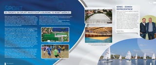 DO ŠPORTU SA OPLATÍ INVESTOVAŤ A BUDEME TO ROBIŤ NAĎALEJ 
Mesto Senec v uplynulých rokoch minulo nemalé čiastky na dotácie 
seneckých športových klubov, čo sa vrátilo vo forme propagácie mesta 
cez športové úspechy a v nevyčísliteľnom pozitívnom výchovnom vplyve 
športu na tisícky seneckých detí a mládeže. V Senci sú vytvorené dobré 
podmienky pre športové vyžitie, hoci zatiaľ sa nám nepodarilo zrealizo-vať 
jeden z mojich cieľov - nemáme viacúčelovú športovú halu. Určitý 
pokrok bude znamenať hala pre loptové hry, ktorá onedlho vyrastie na 
nádvorí Gymnázia Antona Bernoláka. 
Naše športové dotácie boli vždy štedrejšie, ako v iných porovnateľných 
mestách. Napríklad kým v Pezinku v roku 2013 minuli 80 000 € na dotá-cie 
na podporu športu, v Senci sme mali na tento účel 255 000 €. 
Je pravdou, že po dlhom čase sme v tomto roku pristúpili k zníženiu do-tácií 
a to na 210 000 €, pretože Senec musel dať priestor novej priorite 
- riešiť nedostatok kapacít v škôlkach, čo sa onedlho môže premietnuť 
aj do základných škôl. Ak sa však porovnáme s Pezinkom, tak aj po tejto 
výraznej redukcii dotácií, sme na tom o 20 000 € lepšie než Pezinok. 
Dotácie mesta Senec v prepočte na jedného obyvateľa v porovnaní s 
ďalšími mestami podobnej veľkosti vychádzajú stále ako najštedrejšie. 
Ak to bude záležať odo mňa, mesto Senec bude vo svojej dotačnej poli-tike 
verné praxi predchádzajúcich rokov, pretože výsledky našich špor-tovcov 
jednoznačne potvrdzujú návratnosť investícií do športu. Stačí len 
spomenúť futbal, kde sme zaznamenali prvenstvo mužstva U 19 
v 2. dorasteneckej lige západ a ich následný postup do 1. ligy. 
Športová hala zostáva na mojom zozname aj naďalej. Novinkou však je, 
že už pracujeme na realizácii multifunkčného ihriska s plastovým špor-tovým 
povrchom na juhu Slnečných jazier v priestore bývalej drevenej 
dediny. Pôjde o syntetický ľad s mantinelmi, ktorý sa pri ošetrovaní 
špeciálnou emulziou približuje vlastnostiam skutočného ľadu na 98%. 
Bude na ňom možné hrať hokej či korčuľovať na klasických ale aj 
kolieskových korčuliach počas celého roka. Tento materiál vyhovuje 
však aj hádzanárom alebo basketbalistom, ktorí na ňom vo svete organi-zujú 
turnaje. Len si to predstavte, okúpete sa na Slnečných jazerách 
a potom si obujete korčule a zahráte hokej. 
Mesto dodatočne komplexne obnovilo hokejbalové ihrisko vrátane 
nového povrchu a mantinelov v hodnote 23 000 €. 
Nový hrací povrch a úsporné LED osvetlenie dostala telocvičňa na 
ZŠ Tajovského, pričom osvetlenie darovala škole spoločnosť Philips. 
ČÍSLA NEKLAMÚ 
Nové hokejbalové ihrisko na Novomeského ul. 
Moderný športový povrch vrátane úsporného 
LED osvetlenia na ZŠ Tajovského 
Národné tréningové centrum 
Pieskové ihrisko pre volejbal a iné loptové hry 
ŠPORT 
SENEC - DOMOV 
REPREZENTÁCIE 
Senec mi bol sympatický odjakživa, vnímam ho 
ako úspešne mesto. 
Až počas môjho pôsobenia pri slovenskej futba-lovej 
reprezentácii, vo funkcii hlavného trénera, 
som tu trávil oveľa viac času, či už na NTC alebo 
aj vo volnom čase na Slnečných jazerách, ktoré 
reprezentácii vytvorili vynikajúce podmienky na 
trénovanie aj regeneráciu. Či už reprezentanti 
alebo realizačný tím, všetci sme sa tu cítili vý-borne 
a vnímali sme progres mesta a jazier veľmi 
pozitívne. Mal som možnosť spoznať aj teraj-šieho 
primátora Karola Kvála, s ktorým sme si 
vytvorili výborný vzťah a vnímam ho ako úspeš-ného 
človeka a výborného manažéra. 
Vladimír Weiss 
38 39 
 