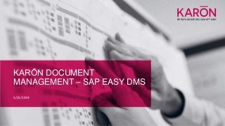 KARŌN Solutions - SAP Easy DMS