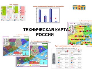ТЕХНИЧЕСКАЯ КАРТА РОССИИ   