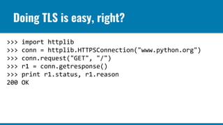 TLS and Certificates | PDF