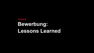 Namics.22Bewerbung: Lessons Learned
Meine Erfahrung. Justice.
- Zeitpunkt
- frühzeitig anfangen (Mitbewerber ;) )
- Ausfall bedenken
- Stadt. Branche erleichtert Wohnungsuche und
Jobsuche parallel
- Geld ist nicht alles
- Arbeitsbedingungen
- Spesen/Reisekostenabrechnung
- Reisezeit = Arbeitszeit?
- Überstunden: Bezahlt?
- “Gehaltsvorstellung”
 