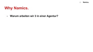 Danke. Namics.© NAMICS AG 2016
cong.hoang@namics.com. Senior Solution Architect.
hans-werner.sehring@namics.com. Senior Solution Architect.
benjamin.justice@namics.com. Software Engineer.
 