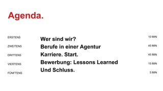 Wer sind wir. Namics.
ERSTENS
 