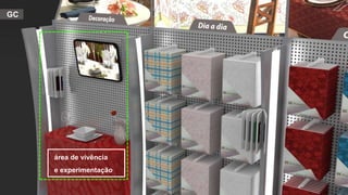 GC
área de vivência
e experimentação
 