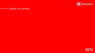 display de parede
 