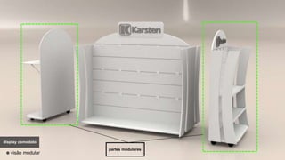 display comodatodisplay comodato
visão modular partes modulares
 