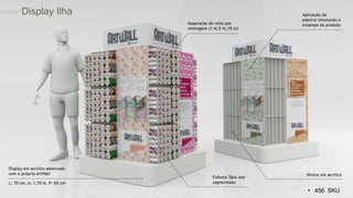 linha art wall
Display Ilha
• 456 SKU
 