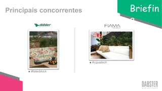 Briefin
g
Acquatech
Principais concorrentes
.
Waterblock.
 