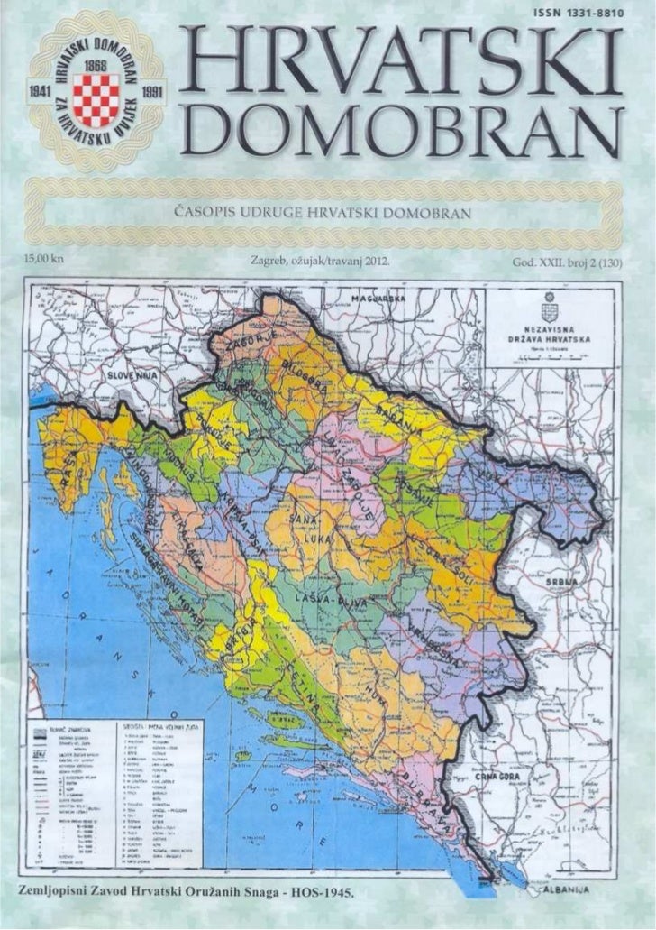 karta ndh Karta NDH kakav je bila 1941. 43 i 1943. 1945. karta ndh